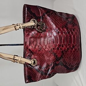 MICHAEL KORS PYTHON TOTE BAG FFPM-08-005